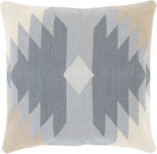 Surya Cotton Kilim Taken with Tribal CK-005 Pillow 18 X 18 X 4 Poly filled