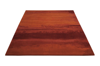 Calvin Klein CK10 Luster Wash Russet Tones SW01 Rust Area Rug Angle Shot