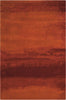 Calvin Klein CK10 Luster Wash Russet Tones SW01 Rust Area Rug main image