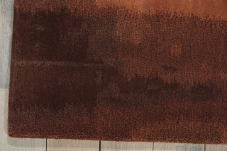 Calvin Klein CK10 Luster Wash Amber SW09 Copper Area Rug Corner Shot