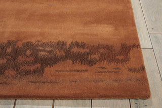 Calvin Klein CK10 Luster Wash Amber SW09 Copper Area Rug Detail