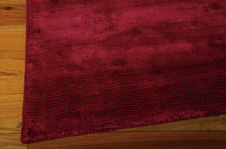 Calvin Klein CK18 Lunar LUN1 Garnet Area Rug Corner Shot