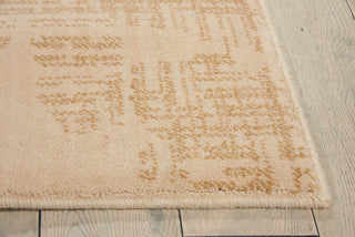 Calvin Klein CK19 Urban Linen Flower URB01 Biscuit Area Rug Detail Feature