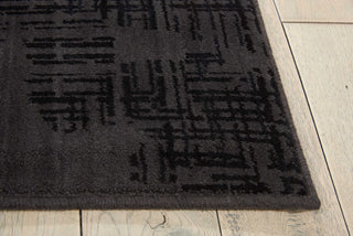 Calvin Klein CK19 Urban Linen Flower URB01 Indigo Area Rug Detail Feature