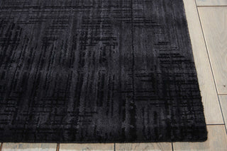 Calvin Klein CK19 Urban Linen Flower URB01 Indigo Area Rug Detail