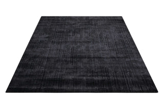 Calvin Klein CK19 Urban Linen Flower URB01 Indigo Area Rug Angle Shot