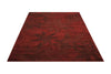 Calvin Klein CK19 Urban Winter Flower URB05 Garnet Area Rug Angle Shot