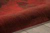 Calvin Klein CK19 Urban Winter Flower URB05 Garnet Area Rug Detail
