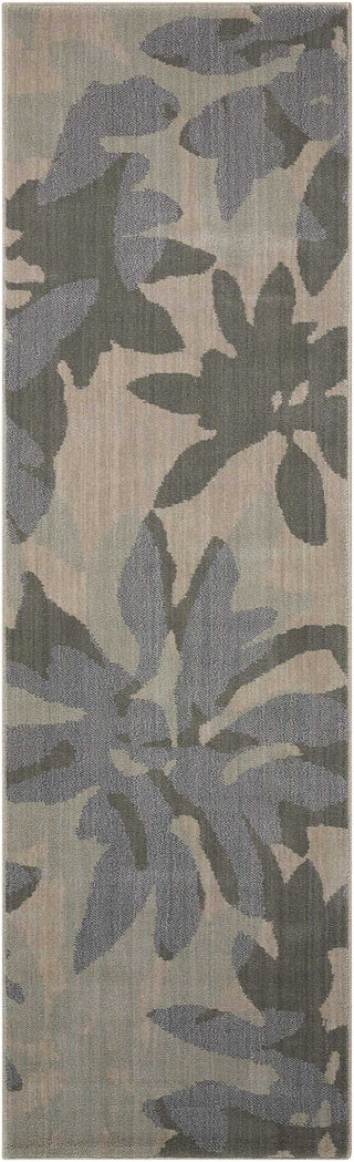 Calvin Klein CK19 Urban Winter Flower URB05 Vapor Area Rug Runner