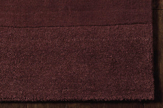 Calvin Klein CK205 Vale Portland VAL01 Burgundy Area Rug Corner Shot