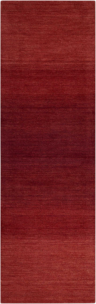 Calvin Klein CK206 Linear Glow Watercolor GLO01 Sumac Area Rug Runner