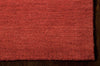 Calvin Klein CK206 Linear Glow Watercolor GLO01 Sumac Area Rug Corner Shot