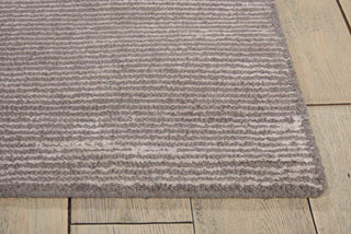 Calvin Klein CK221 Ravine Furrow RAV01 Fog Area Rug Detail