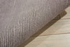 Calvin Klein CK221 Ravine Furrow RAV01 Fog Area Rug Detail