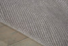 Calvin Klein CK221 Ravine Furrow RAV01 Fog Area Rug Detail