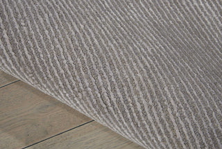 Calvin Klein CK221 Ravine Furrow RAV01 Fog Area Rug Detail