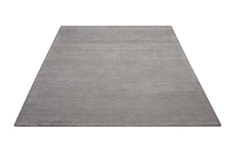 Calvin Klein CK221 Ravine Furrow RAV01 Fog Area Rug Angle Shot