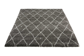 Calvin Klein CK222 Riad CKSH1 Grey/Ivory Area Rug Corner Shot