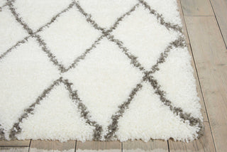 Calvin Klein CK222 Riad CKSH1 Iv/Grey Area Rug Detail Feature