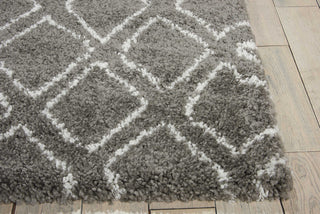 Calvin Klein CK222 Riad CKSH2 Grey/Ivory Area Rug Detail