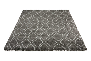 Calvin Klein CK222 Riad CKSH2 Grey/Ivory Area Rug Corner Shot