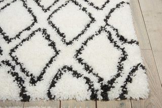 Calvin Klein CK222 Riad CKSH2 Ivory/Charcoal Area Rug Detail