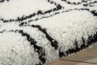 Calvin Klein CK222 Riad CKSH2 Ivory/Charcoal Area Rug Detail