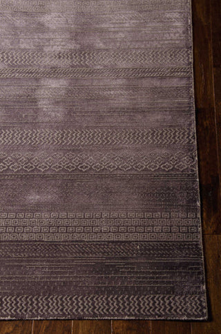 Calvin Klein CK32 Maya Delta MAY52 Wineberry Area Rug Corner Shot