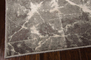 Calvin Klein CK36 Gradient Shibori GDT01 Granite Area Rug Corner Shot