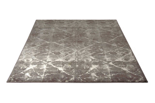 Calvin Klein CK36 Gradient Shibori GDT01 Granite Area Rug Angle Shot