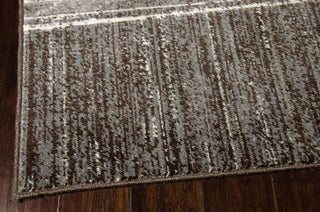 Calvin Klein CK36 Gradient Quarry GDT04 Basalt Area Rug Corner Shot