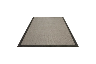 Calvin Klein CK501 Lucia Este LUC01 Slate Area Rug Angle Shot