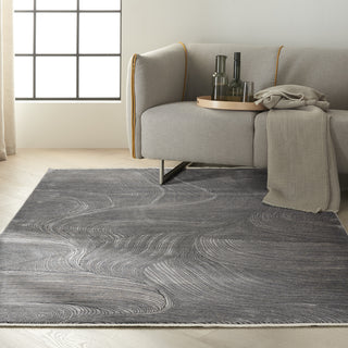 Calvin Klein Ck50 Balian CK52 Grey Area Rug Room Scene Feature