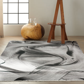 Calvin Klein Ck50 Balian CK53 Grey/Black Area Rug