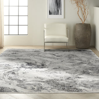 Calvin Klein Ck50 Balian CK56 Silver/Black Area Rug