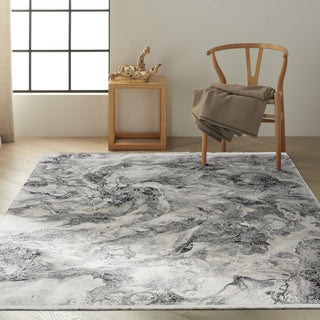 Calvin Klein Ck50 Balian CK56 Silver/Black Area Rug