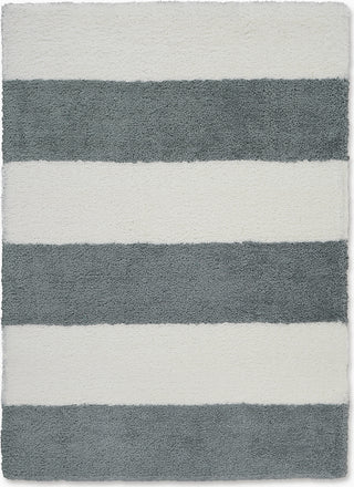 Calvin Klein CK720 Chicago Shag CK722 White/Grey Area Rug