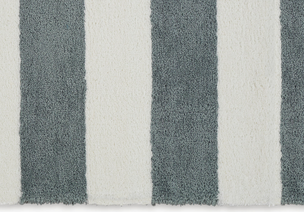 Calvin Klein CK720 Chicago Shag CK722 White/Grey Area Rug Room Scene Feature