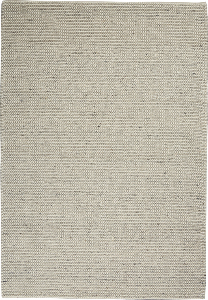 Calvin Klein CK80 Textured Dots Silver Area Rug