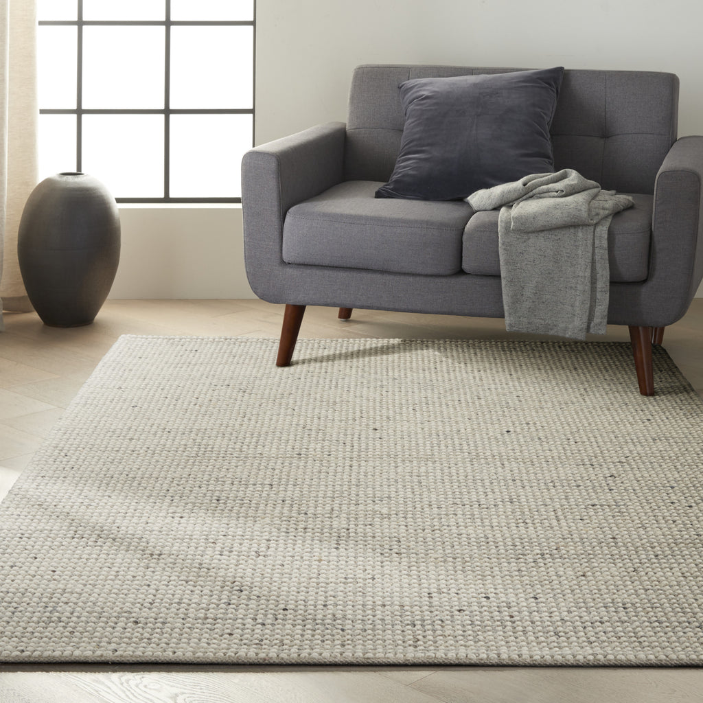 Calvin Klein CK80 Textured Dots Silver Area Rug Incredible Rugs and Decor