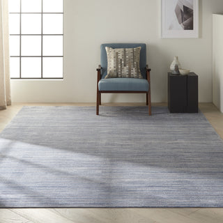 Calvin Klein CK850 Orlando CK851 Blue Area Rug Room Scene Feature