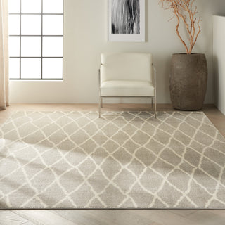 Calvin Klein Ck900 Pacific CK902 Grey/Ivory Area Rug Room Scene Feature