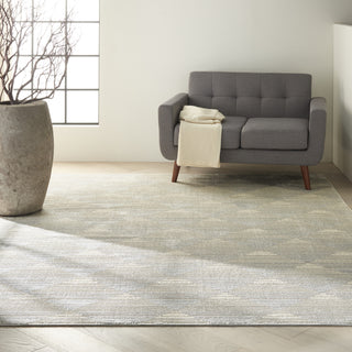 Calvin Klein Ck900 Pacific CK903 Grey/Ivory Area Rug Room Scene Feature