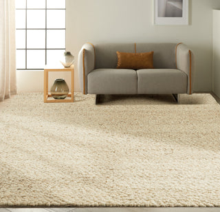 Calvin Klein Ck940 Riverstone Ivory Area Rug Room Scene Feature