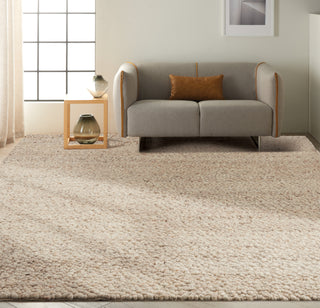 Calvin Klein Ck940 Riverstone Mocha Area Rug Room Scene Feature