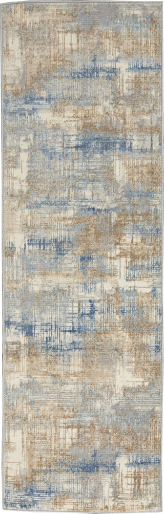 Calvin Klein CK950 Rush CK951 Blue/Beige Area Rug