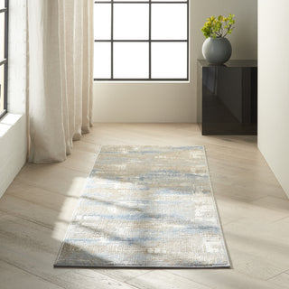 Calvin Klein CK950 Rush CK951 Blue/Beige Area Rug