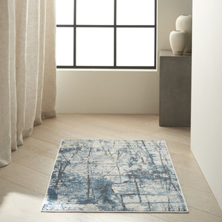 Calvin Klein CK970 Vapor CK972 Grey/Blue Area Rug