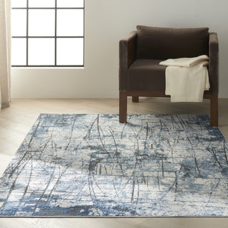 Calvin Klein CK970 Vapor CK972 Grey/Blue Area Rug