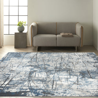 Calvin Klein CK970 Vapor CK972 Grey/Blue Area Rug